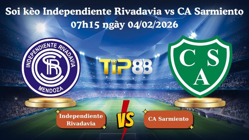 TIP88 Nhận định soi kèo Independiente Rivadavia vs CA Sarmiento 07h15 ngày 04/02/2026 - VĐQG Argentina